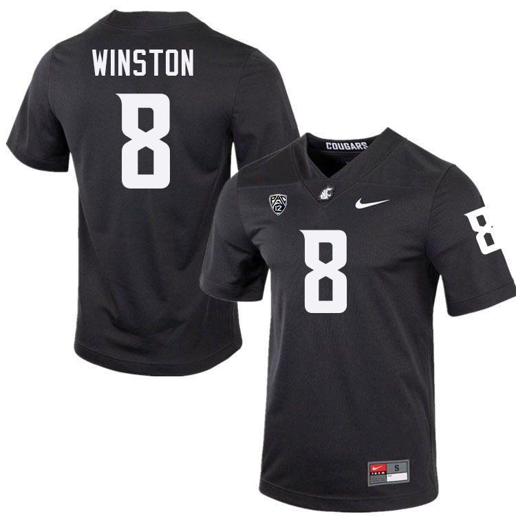 Easop Winston WSU Cougars Jersey.Washington State Cougars #8 Easop Winston Jersey Youth-Alternate